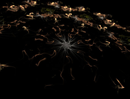 Imaginatory fractal abstract background Imageの写真素材