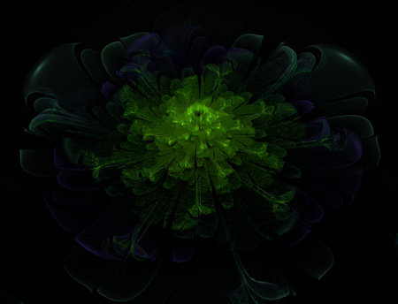 Imaginatory fractal abstract background Imageの写真素材