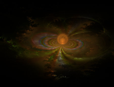 Imaginatory fractal abstract background Image