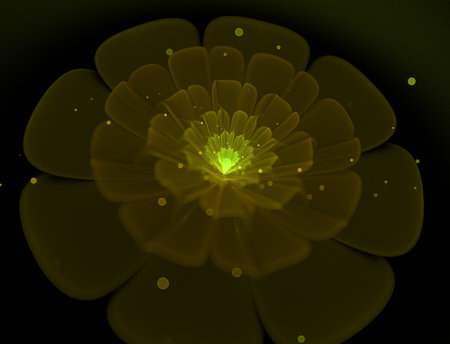 Imaginatory fractal abstract background Imageの写真素材