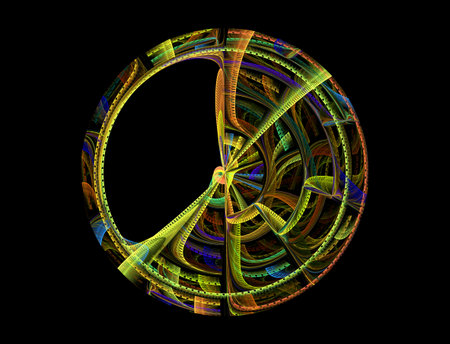 Imaginatory fractal abstract background Imageの写真素材