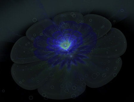 Imaginatory fractal abstract background Imageの写真素材