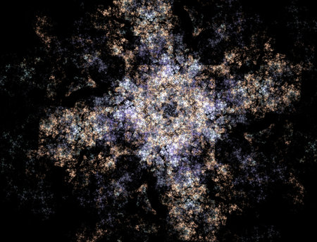 Imaginatory fractal abstract background Imageの写真素材