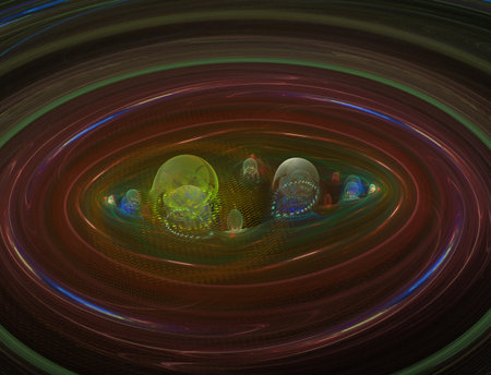 Imaginatory fractal abstract background Image