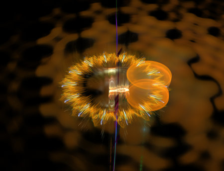 Imaginatory fractal abstract background Imageの写真素材