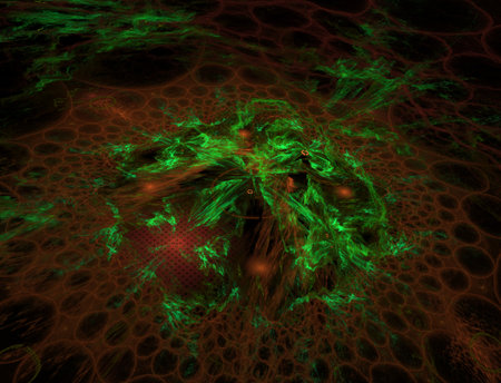 Imaginatory fractal abstract background Imageの写真素材