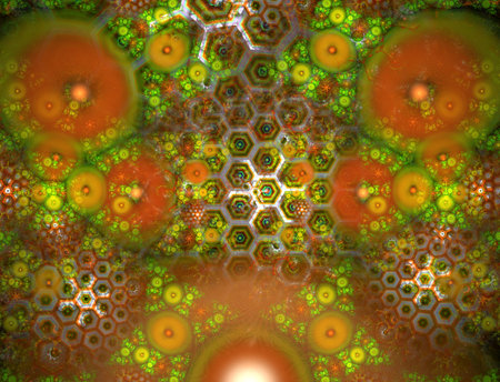 Imaginatory fractal abstract background Image