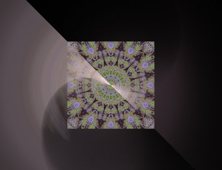 Imaginatory fractal abstract background Imageの写真素材