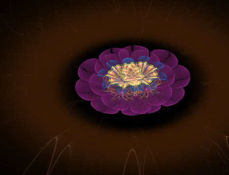 Imaginatory fractal abstract background Imageの写真素材