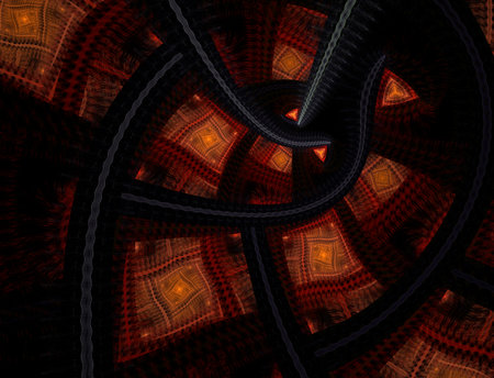 Imaginatory fractal abstract background Imageの写真素材