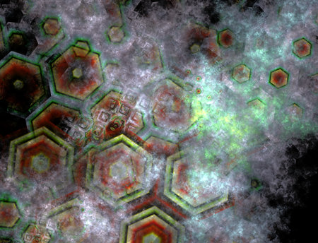 Imaginatory fractal abstract background Imageの写真素材