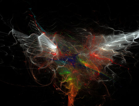 Imaginatory fractal abstract background Imageの写真素材