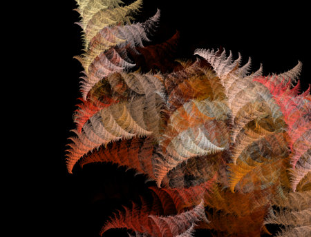 Imaginatory fractal abstract background Imageの写真素材