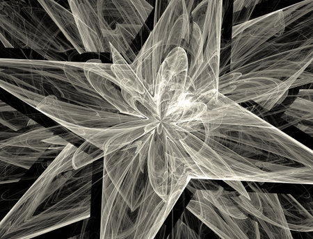 Imaginatory fractal abstract background Imageの写真素材