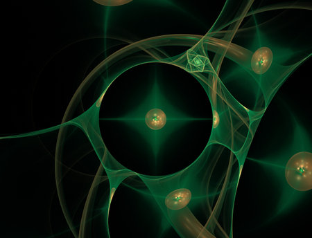 Imaginatory fractal abstract background Imageの写真素材