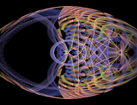 Imaginatory fractal abstract background Image