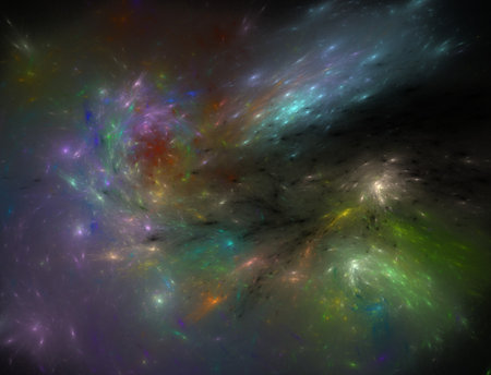 Imaginatory fractal abstract background Imageの写真素材