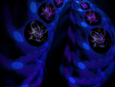 Imaginatory fractal abstract background Image