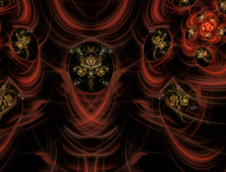 Imaginatory fractal abstract background Imageの写真素材