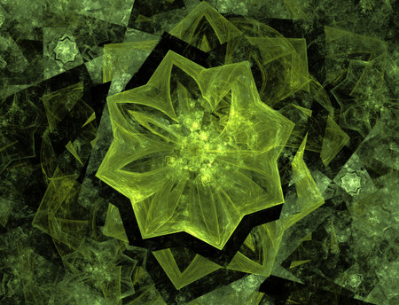 Imaginatory fractal abstract background Imageの写真素材