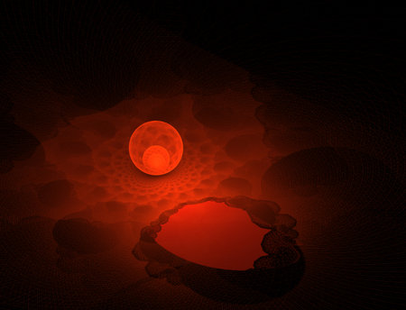 Imaginatory fractal abstract background Imageの写真素材