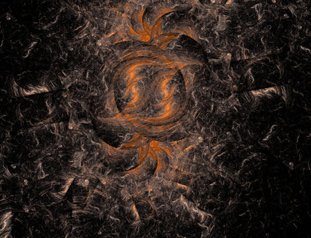 Imaginatory fractal abstract background Imageの写真素材