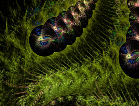 Imaginatory fractal abstract background Imageの写真素材