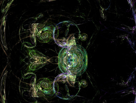 Imaginatory fractal abstract background Imageの写真素材