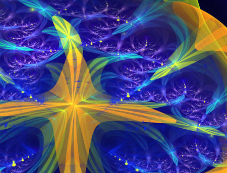 Imaginatory fractal abstract background Imageの写真素材
