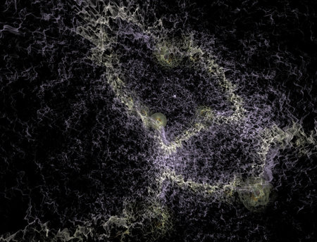 Imaginatory fractal abstract background imageの写真素材