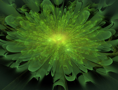 Imaginatory fractal abstract background Imageの写真素材