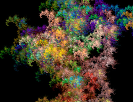 Imaginatory fractal abstract background Imageの写真素材