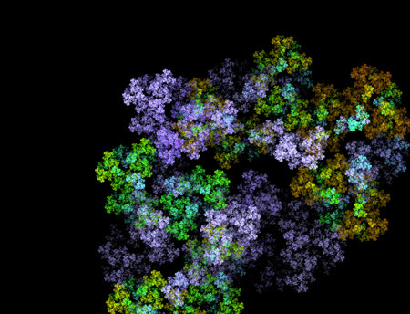 Imaginatory fractal abstract background Imageの写真素材