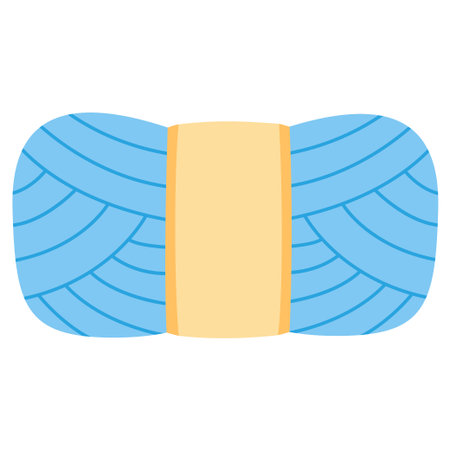 Yarn skein. Isolated white background. Vector illustration. Hand-drawn.のイラスト素材
