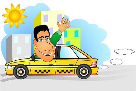 City taxi のイラスト素材