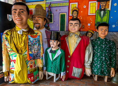 Brazilian Carnival decoration from Olinda, Pernambuco, Brazil.の写真素材