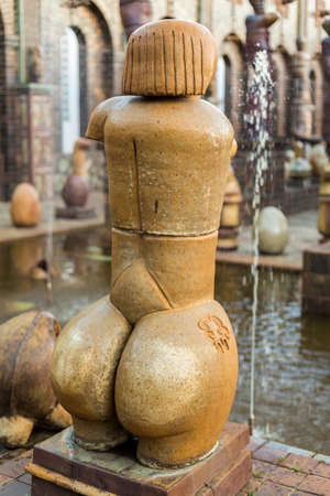 The architecture of Francisco Breannand Ceramic workshop in Recife, Pernambuco, Brazil.のeditorial素材