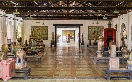 The architecture of Francisco Breannand Ceramic workshop in Recife, Pernambuco, Brazil.のeditorial素材
