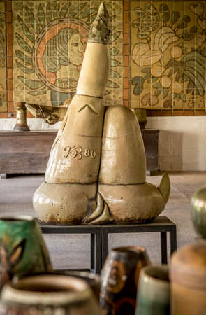 The architecture of Francisco Breannand Ceramic workshop in Recife, Pernambuco, Brazil.のeditorial素材