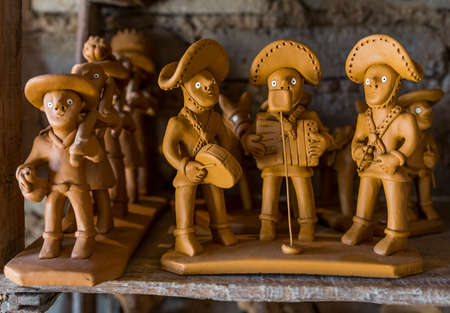 Brazilian art and craft made in Caruaru, Pernambuco, Brazil.のeditorial素材