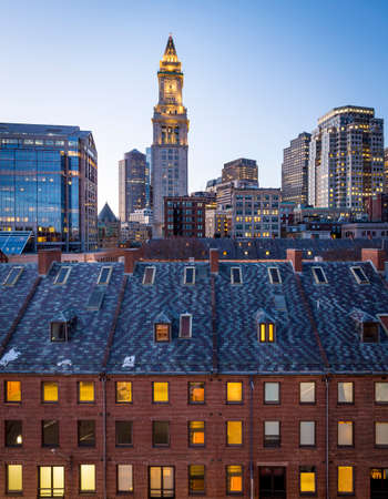 The iconic architecture of Boston in Massachusetts, USA.の写真素材