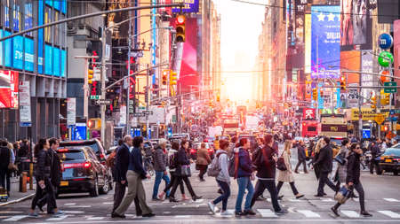New York city at Times Square.