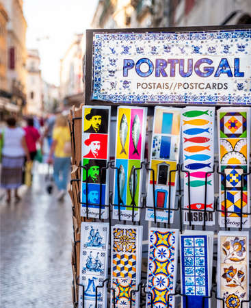 The iconic architecture of Lisbon in Portugal.のeditorial素材