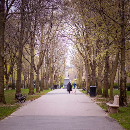 View of Boston in Massachusetts, USA.のeditorial素材