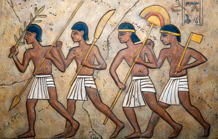 Decorated wall in Cairo, Egypt.のeditorial素材