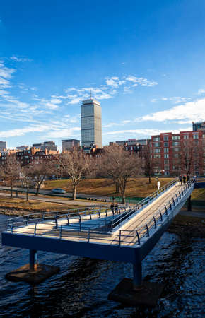View of Boston in Massachusetts, USA.のeditorial素材