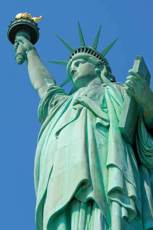 The Statue of Liberty in the USA.の写真素材