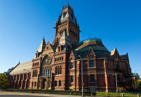 The harvard University in Cambridge, MA, USA.のeditorial素材