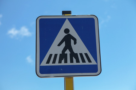 right of way with traffic signの写真素材