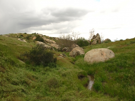 mountain spring waterの写真素材